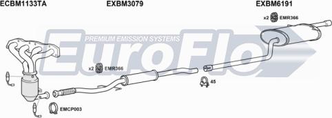 EuroFlo MICON16 5052 - Impianto gas scarico autozon.pro