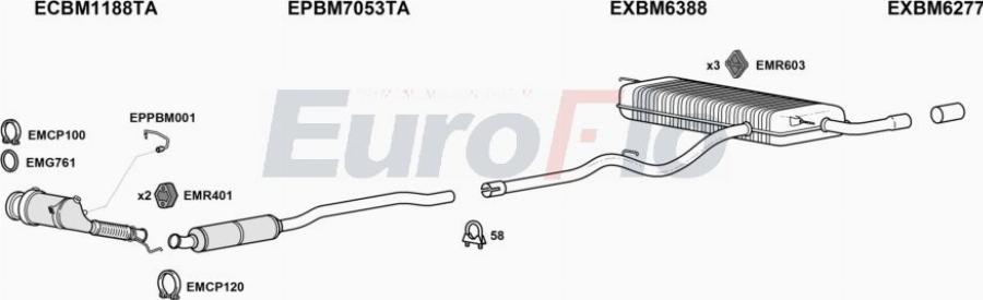 EuroFlo MICOU15 1003D - Impianto gas scarico autozon.pro