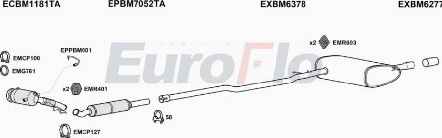 EuroFlo MIHAT15 1004D - Impianto gas scarico autozon.pro