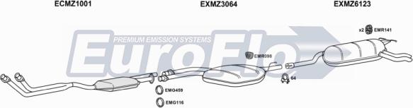 EuroFlo MZE3232 2004A - Impianto gas scarico autozon.pro