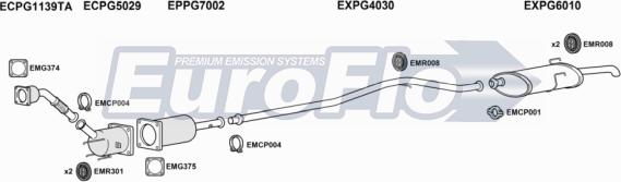 EuroFlo PG40620D 3008E - Impianto gas scarico autozon.pro