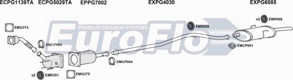 EuroFlo PG40620D 3008J - Impianto gas scarico autozon.pro