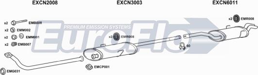 EuroFlo PG80619D 6004A - Impianto gas scarico autozon.pro