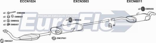 EuroFlo PG80620D 6001A - Impianto gas scarico autozon.pro