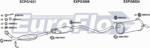 EuroFlo PG30620 1011A - Impianto gas scarico autozon.pro