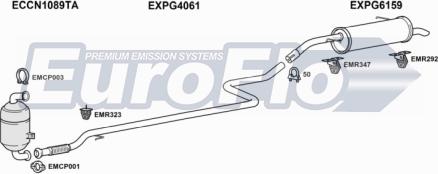 EuroFlo PG20716D 5001A - Impianto gas scarico autozon.pro