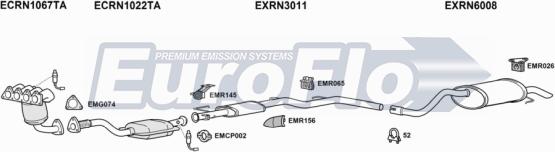 EuroFlo RNCLI16 1011 - Impianto gas scarico autozon.pro