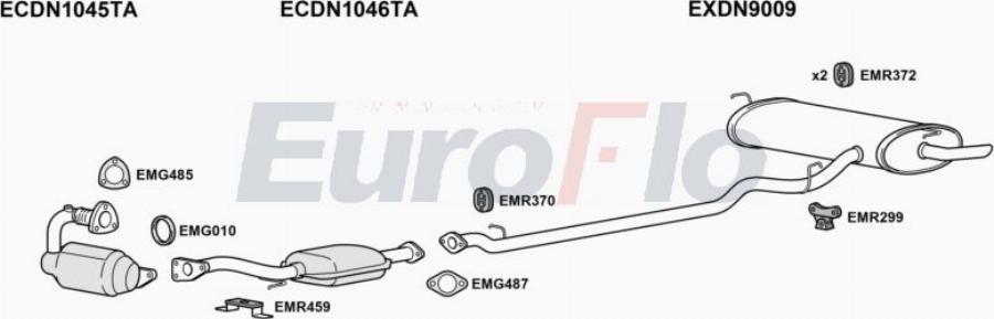 EuroFlo RNKOL20D 3004A00 - Impianto gas scarico autozon.pro