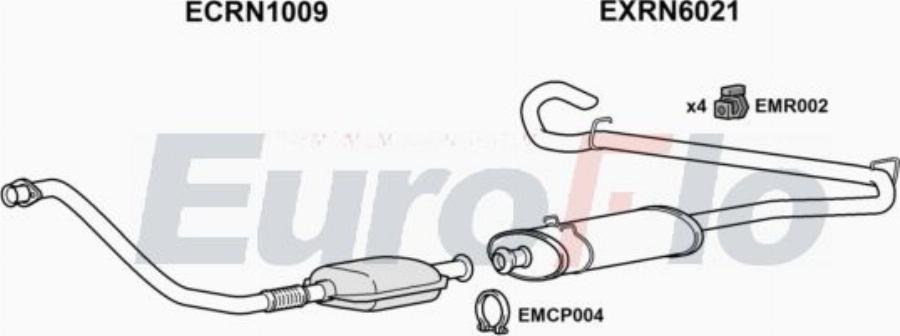 EuroFlo RNMAS28D 7001A00 - Impianto gas scarico autozon.pro