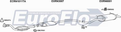 EuroFlo RNMEG18 1001B - Impianto gas scarico autozon.pro