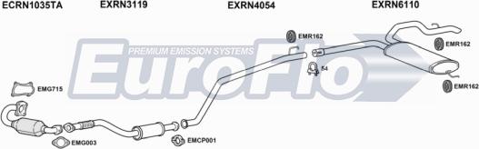 EuroFlo RNTRA19D 7008A - Impianto gas scarico autozon.pro