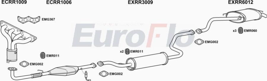 EuroFlo RR4518 1001A00 - Impianto gas scarico autozon.pro