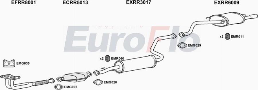 EuroFlo RR41616 3004A00 - Impianto gas scarico autozon.pro