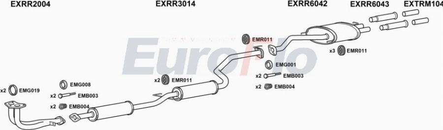 EuroFlo RR41616 2004A00 - Impianto gas scarico autozon.pro