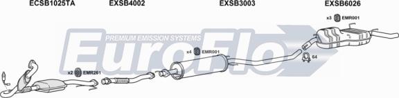 EuroFlo SB9520 3011 - Impianto gas scarico autozon.pro