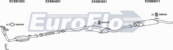 EuroFlo SB900023 2008A - Impianto gas scarico autozon.pro