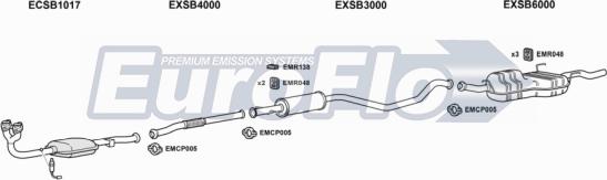 EuroFlo SB90020 4001D - Impianto gas scarico autozon.pro