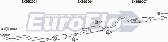 EuroFlo SB90020 1001B - Impianto gas scarico autozon.pro