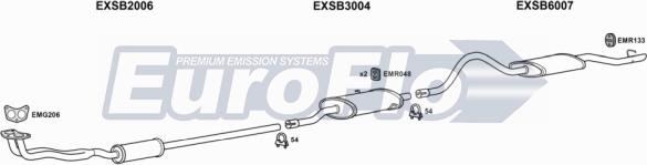 EuroFlo SB90020 1001C - Impianto gas scarico autozon.pro