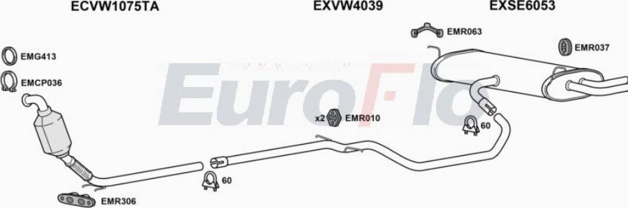 EuroFlo SELEO20D 1001 - Impianto gas scarico autozon.pro