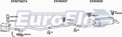 EuroFlo SKFAB19D 1011B - Impianto gas scarico autozon.pro