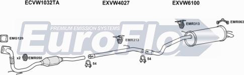 EuroFlo SKFAB14D 1004 - Impianto gas scarico autozon.pro