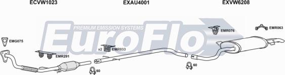 EuroFlo SKOCT19D 3001C - Impianto gas scarico autozon.pro