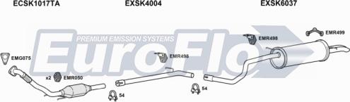 EuroFlo SKROO19D 6001A - Impianto gas scarico autozon.pro