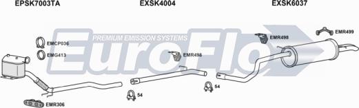 EuroFlo SKROO19D 6001C - Impianto gas scarico autozon.pro