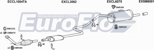 EuroFlo SMFORF11 1001 - Impianto gas scarico autozon.pro