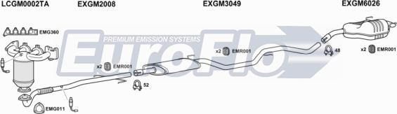 EuroFlo VLVEC16 0200LHD - Impianto gas scarico autozon.pro