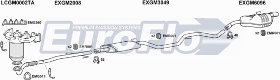 EuroFlo VLVEC16 0202LHD - Impianto gas scarico autozon.pro