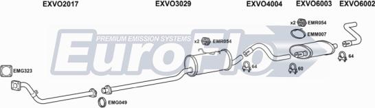 EuroFlo VO94024D 3001 - Impianto gas scarico autozon.pro