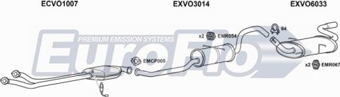 EuroFlo VO96025 3001 - Impianto gas scarico autozon.pro