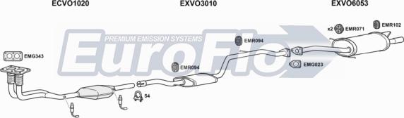 EuroFlo VOS4020 2008A - Impianto gas scarico autozon.pro