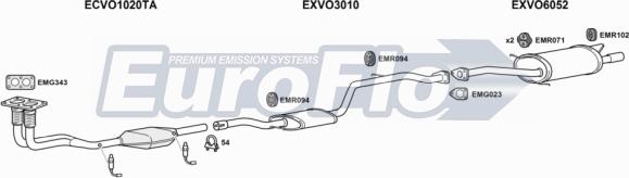 EuroFlo VOS4020 2008C - Impianto gas scarico autozon.pro