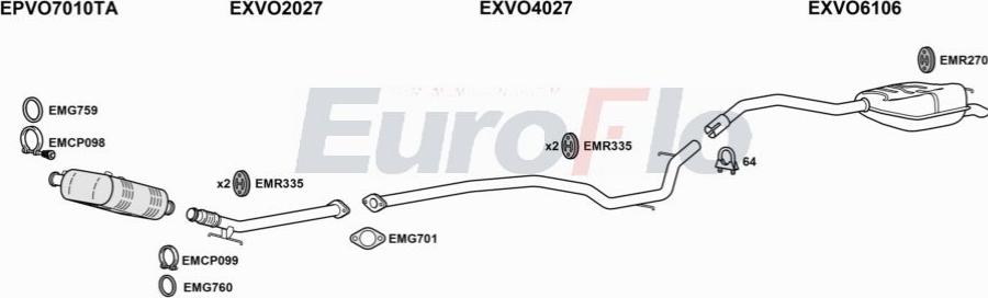 EuroFlo VOS8020D 2004 - Impianto gas scarico autozon.pro