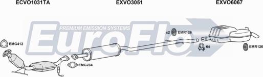 EuroFlo VOV7024 3046A - Impianto gas scarico autozon.pro