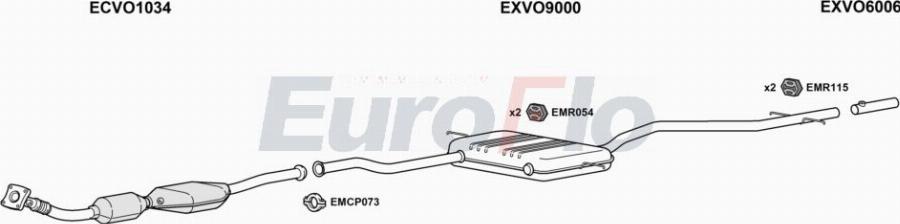 EuroFlo VOV7024 3004A00 - Impianto gas scarico autozon.pro