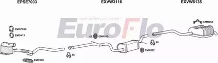 EuroFlo VWGOL20D 0300LHD - Impianto gas scarico autozon.pro