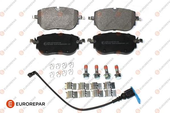 EUROREPAR 1697649580 - Kit pastiglie freno, Freno a disco autozon.pro