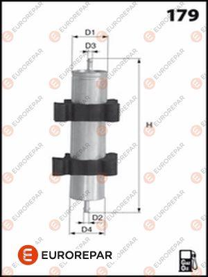 EUROREPAR 1643628080 - Filtro carburante autozon.pro