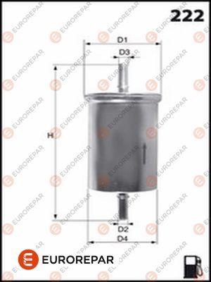 EUROREPAR 1643631780 - Filtro carburante autozon.pro