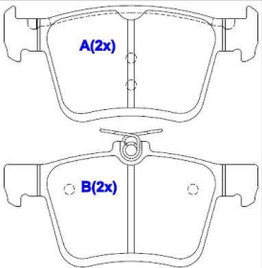 EUROREPAR 1643074580 - Kit pastiglie freno, Freno a disco autozon.pro