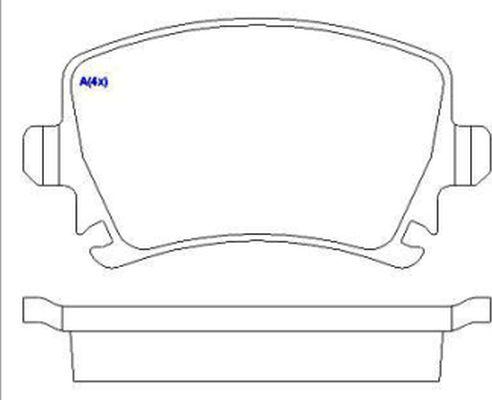 EUROREPAR 1643074080 - Kit pastiglie freno, Freno a disco autozon.pro