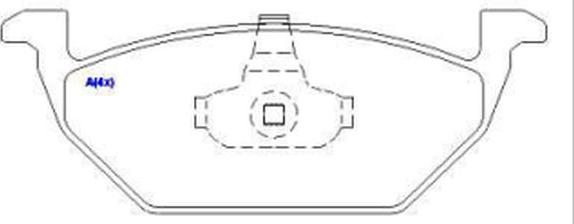 EUROREPAR 1643074180 - Kit pastiglie freno, Freno a disco autozon.pro