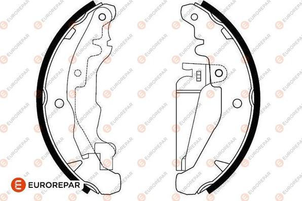 EUROREPAR 1643186880 - Kit ganasce freno autozon.pro