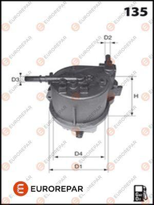 EUROREPAR 1611658680 - Filtro carburante autozon.pro