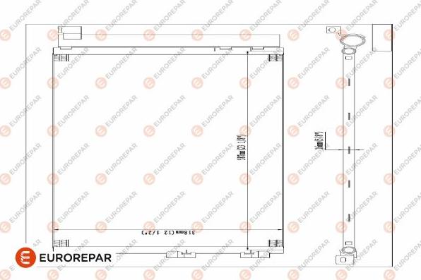 EUROREPAR 1609637180 - Condensatore, Climatizzatore autozon.pro