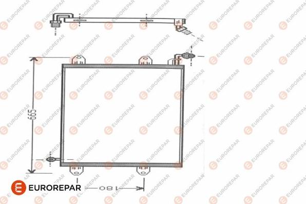 EUROREPAR 1609637880 - Condensatore, Climatizzatore autozon.pro